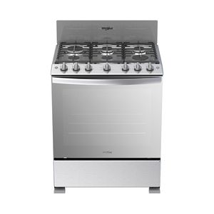 Estufa de Piso Whirlpool WFR3400D Gas 6 Quemadores 30 Pulgadas Gris
