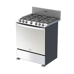 Estufa de Piso Whirlpool WFR3400D Gas 6 Quemadores 30 Pulgadas Gris
