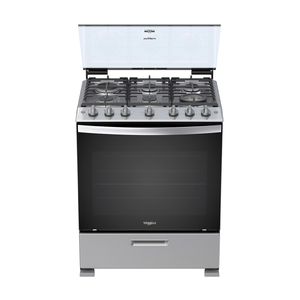 ESTUFA DE PISO 6 QUEMADORES 30" ENCENDIDO ELÉCTRICO WHIRLPOOL