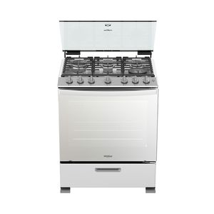 Estufa de Piso Whirlpool WFR7100S Gas 6 Quemadores 30 Pulgadas