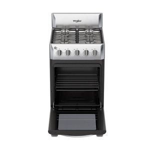 Estufa de Piso Whirlpool WWR3000S Gas 4 Quemadores 20 Pulgadas Gris