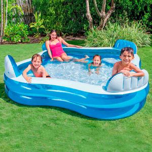 ALBERCA INFLABLE FAMILIAR LOUNGE 2.29 X 2.29 X 66CM