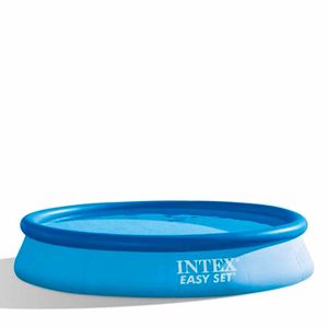 Piscina Azul Redonda con Aro Inflable Easy Set 3.66m x 76cm