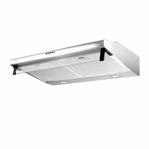 Campana Axcent Empotrable Acero 80 cm Gris Claro