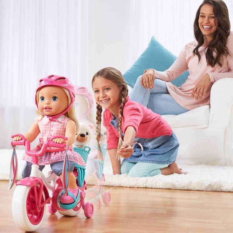 Mommy Paseo En Little Mommy Andar En Bici MUÑECA LITTLE MOMMY