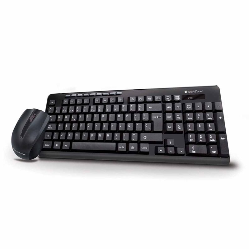 Combo Teclado y Mouse Inalámbrico – TechZone MX