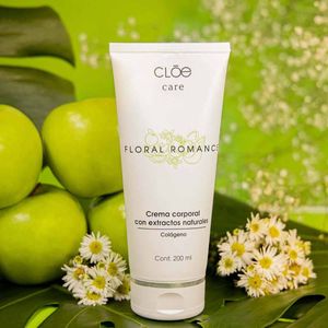 CREMA CORPORAL CON EXTRACTOS NATURALES Y COLAGENO AROMA FLORAL ROMANCE CLOE