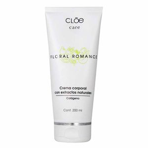 CREMA CORPORAL CON EXTRACTOS NATURALES Y COLAGENO AROMA FLORAL ROMANCE CLOE