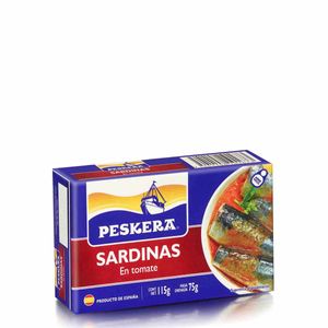 SARDINAS EN TOMATE 115 G PESKERA
