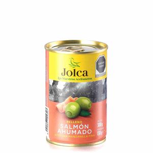 ACEITUNA MANZ RELLENA DE SALMON 300 G JOLCA