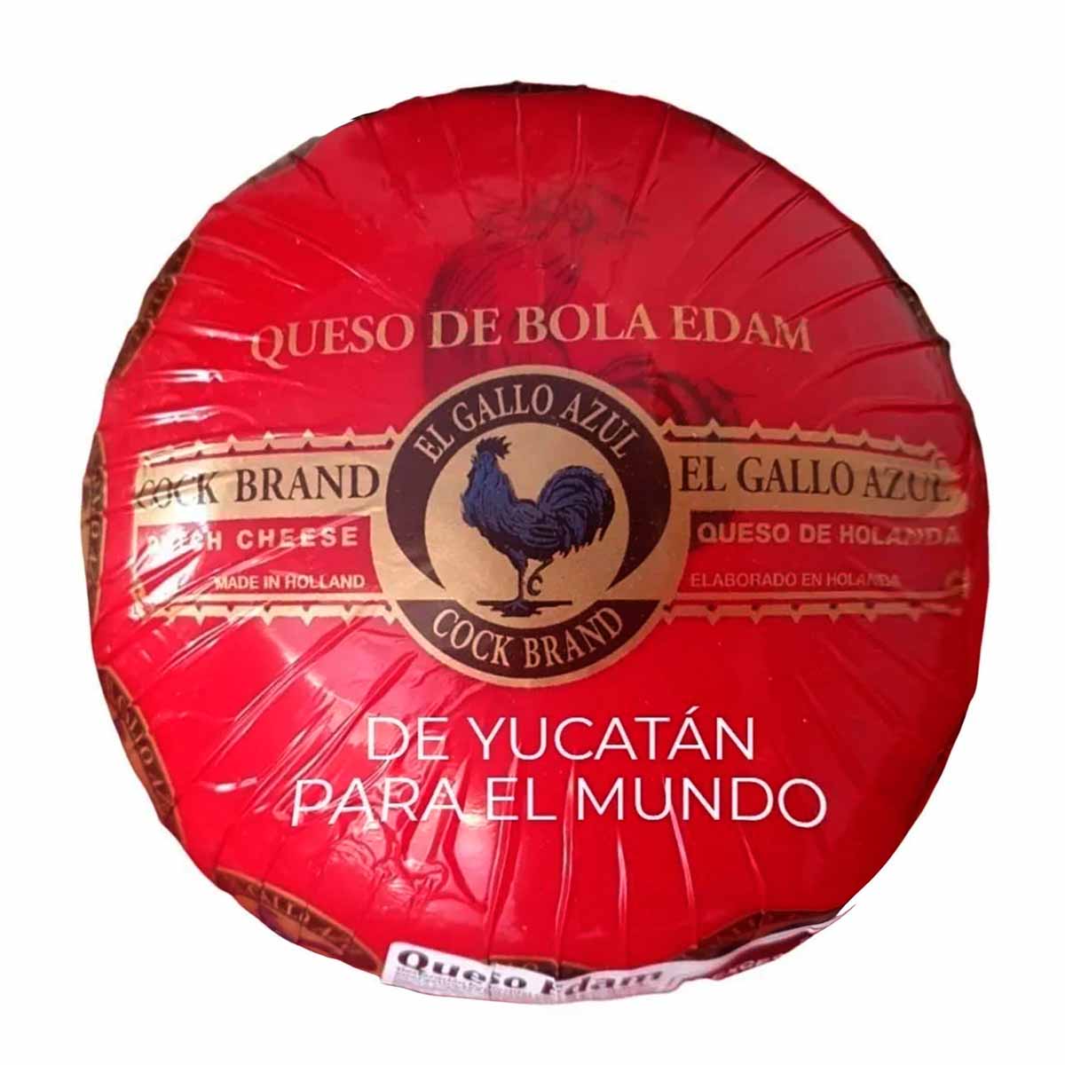 QUESO BOLA EDAM 1.5KG GALLO AZUL - Gran Chapur