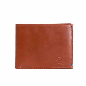 CARTERA DOBLE PIEL DOCKERS CAFE ROJIZO
