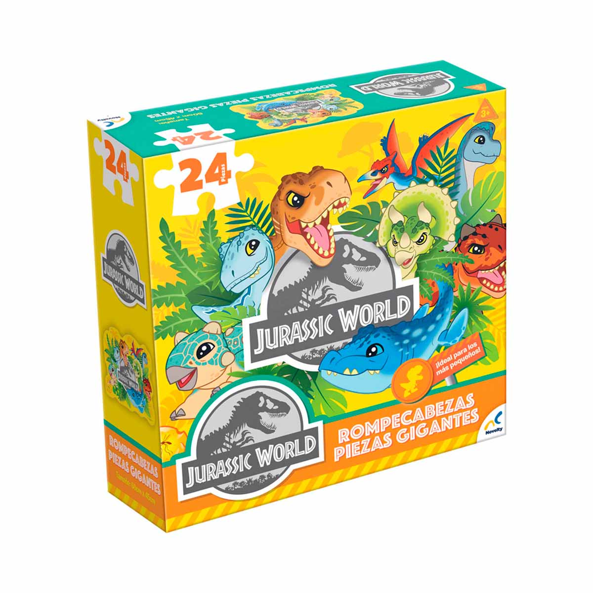 Rompecabezas Piezas Gigantes Jurassic World Caja De Cartón Novelty ...