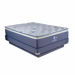 COLCHON CONFORT MEDIO  FIRME PILLOW TOP RESORTE INDEPENDIENTE EMBOLSADOS