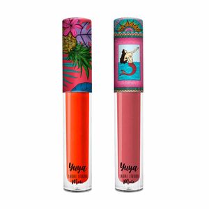 SET "PAPAYA" CON 2 LABIALES