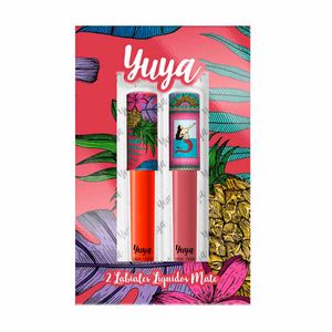 SET "PAPAYA" CON 2 LABIALES
