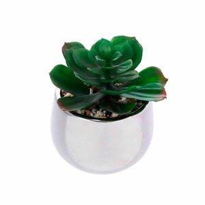 SUCULENTA ARTIFICIAL CON POTE 7.5X7.5