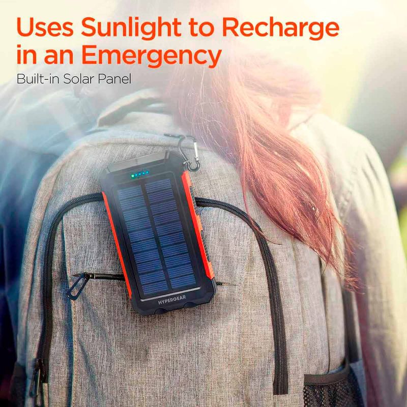 POWERBANK SOLAR 10,000 HYPERGEAR Gran Chapur