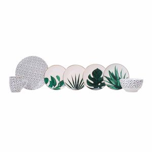 VAJILLA REDONDA DE 16 PZAS P 4 PERSONAS PORCELANA