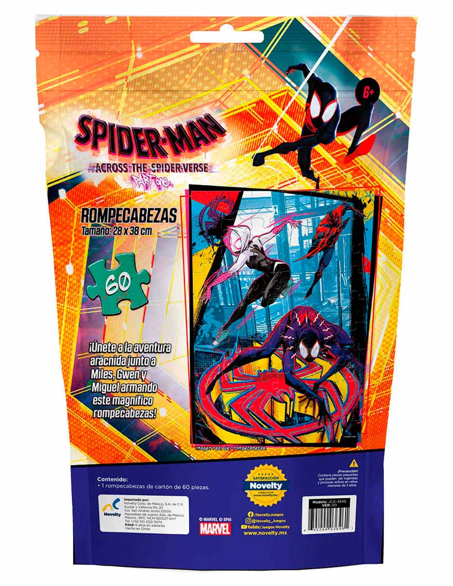 ROMPECABEZAS BOLSA FOIL SPIDER-MAN ACROSS THE SPIDER-VERSE 48 PZAS ...