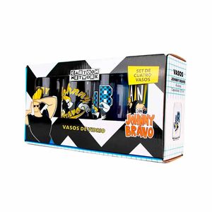SET EXCLUSIVO DE 4 VASOS DE CRISTAL 1 - JOHNNY BRAVO