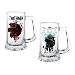 SET EXCLUSIVO DE 2 TARROS DE VIDRIO 2 - GAME OF THRONES