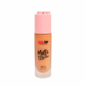 BASE DE MAQUILLAJE MAQUILLAJE LIQUIDO MATE TAN 600 MATTE 12 HRS.PINK UP, PZ.