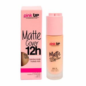Base De Maquillaje Líquida Pink Up Matte 12 Hrs Cover Light