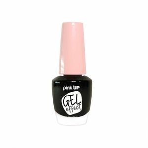 Esmalte Para Unas Pink Up Gel Effect Black
