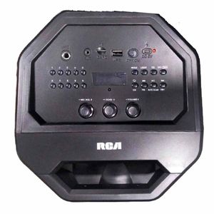 BOCINA RCA BT 6.5" 50W RECHARGE LED DOBLE TWEET 3.5"