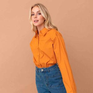 BLUSA CAMISERA CASUAL MANGA LARGA