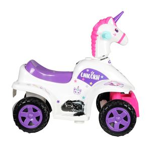 Moto eléctrica niña Prinsel Unicornio Blanco