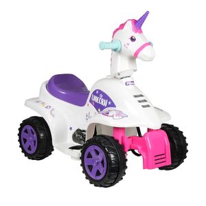 Moto eléctrica niña Prinsel Unicornio Blanco