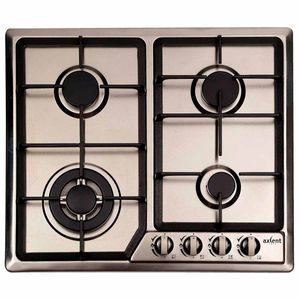 Parrilla de Gas Axcent Alina de Empotrar 4 Quemadores Gris Claro