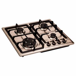 Parrilla de Gas Axcent Alina de Empotrar 4 Quemadores Gris Claro