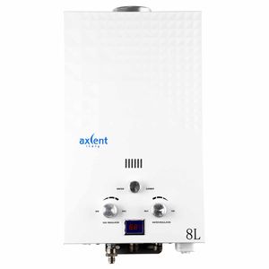 Calentador De Agua Axcent APOLOVIII Gas 8 Litros Blanco