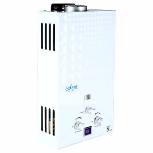 Calentador De Agua Axcent APOLOVIII Gas 8 Litros Blanco