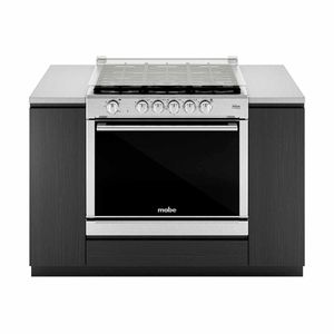 Estufa Empotrable Mabe XOC80800CT2 Gas 6 Quemadores 30 Pulgadas Inoxidable