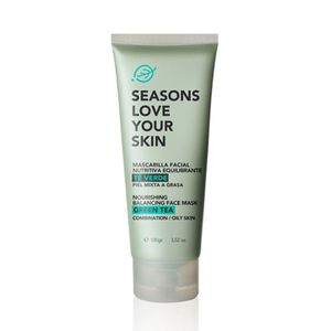 MASCARILLA FACIAL NUTRITIVA EQUILIBRANTE TÉ VERDE 100GR SEASONS LOVE YOUR SKIN
