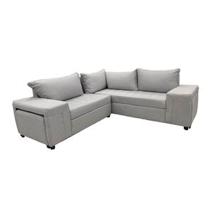 Sala Seccional Elegante Love y Sofa Gris