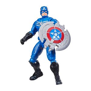 Figura Mech Strike del Capitán América de 15 cm con accesorio de batalla