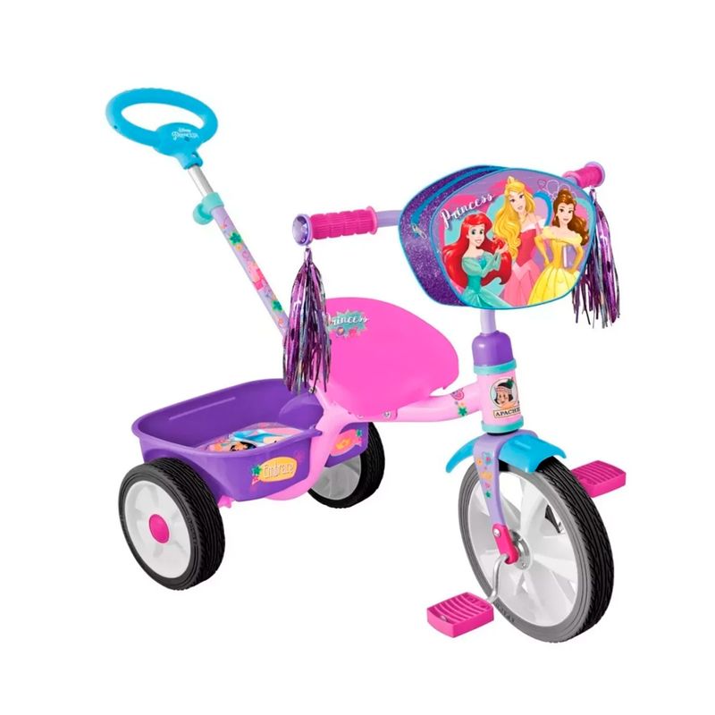 Triciclo Apache Disney Princesas rodada 12 con Cajuela Gran Chapur