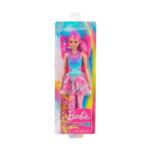 Muñeca Barbie Hada Rosa Con Alas Dreamtopia Mattel