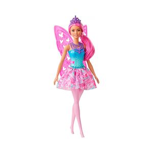 Muñeca Barbie Hada Rosa Con Alas Dreamtopia Mattel