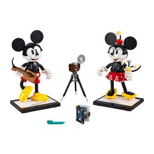 PERSONAJES CONSTRUIBLES  MICKEY MOUSE Y MINNIE  MOUSE