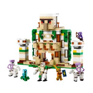 Lego Minecraft 21250 La Fortaleza del Gólem de Hierro para Mayores de 9 años