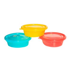 SET DE ALIMENTACION TAZONES CON TAPA 3PZ FISHER PRICE