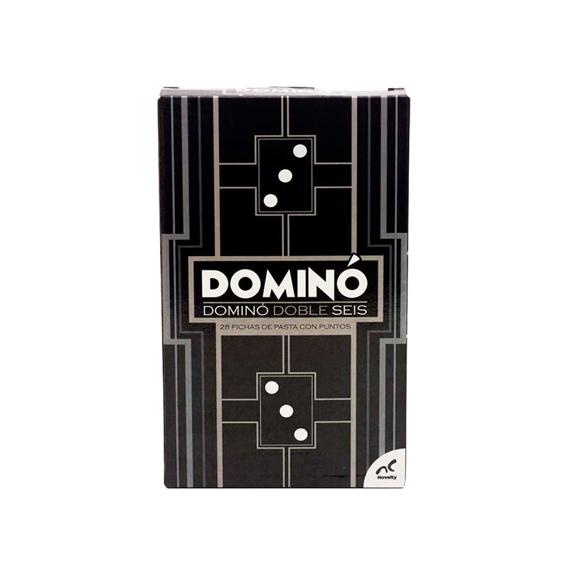 JUEGO DE MESA NOVELTY DOMINO PUNTOS DOBLE 6 