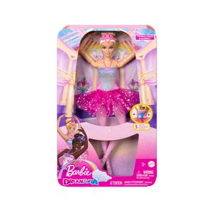 BARBIE BAILARINA LUCES BRILLANTES TUTÚ ROSA