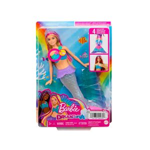 Barbie Sirena Luces Brillos Mattel